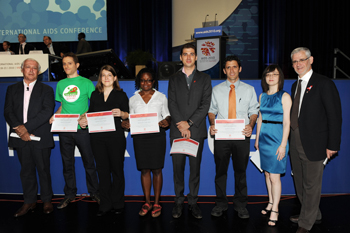 Dr. Julio Montaner and IAS/ANRS Young Investigator Award recipients