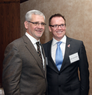 Julio Montaner and Kevin Falcon